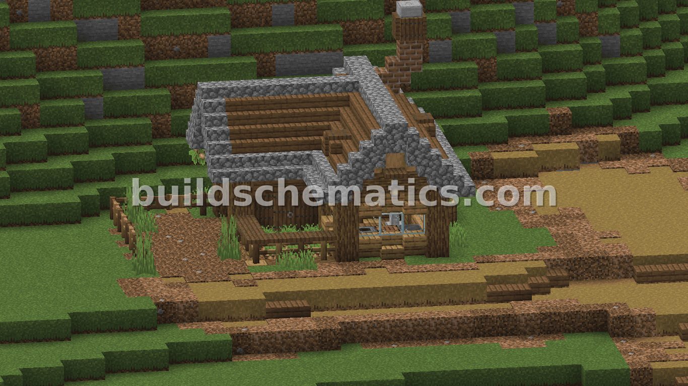 Compact Survival Starter Home With Integrated Farm