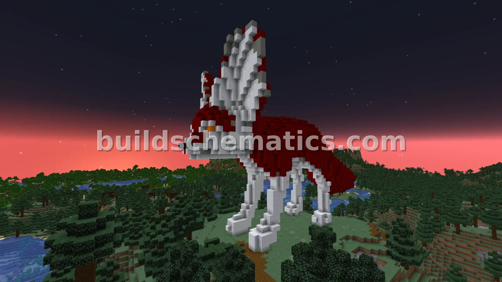 Red Fox Statue - Large Organic Build — view 3