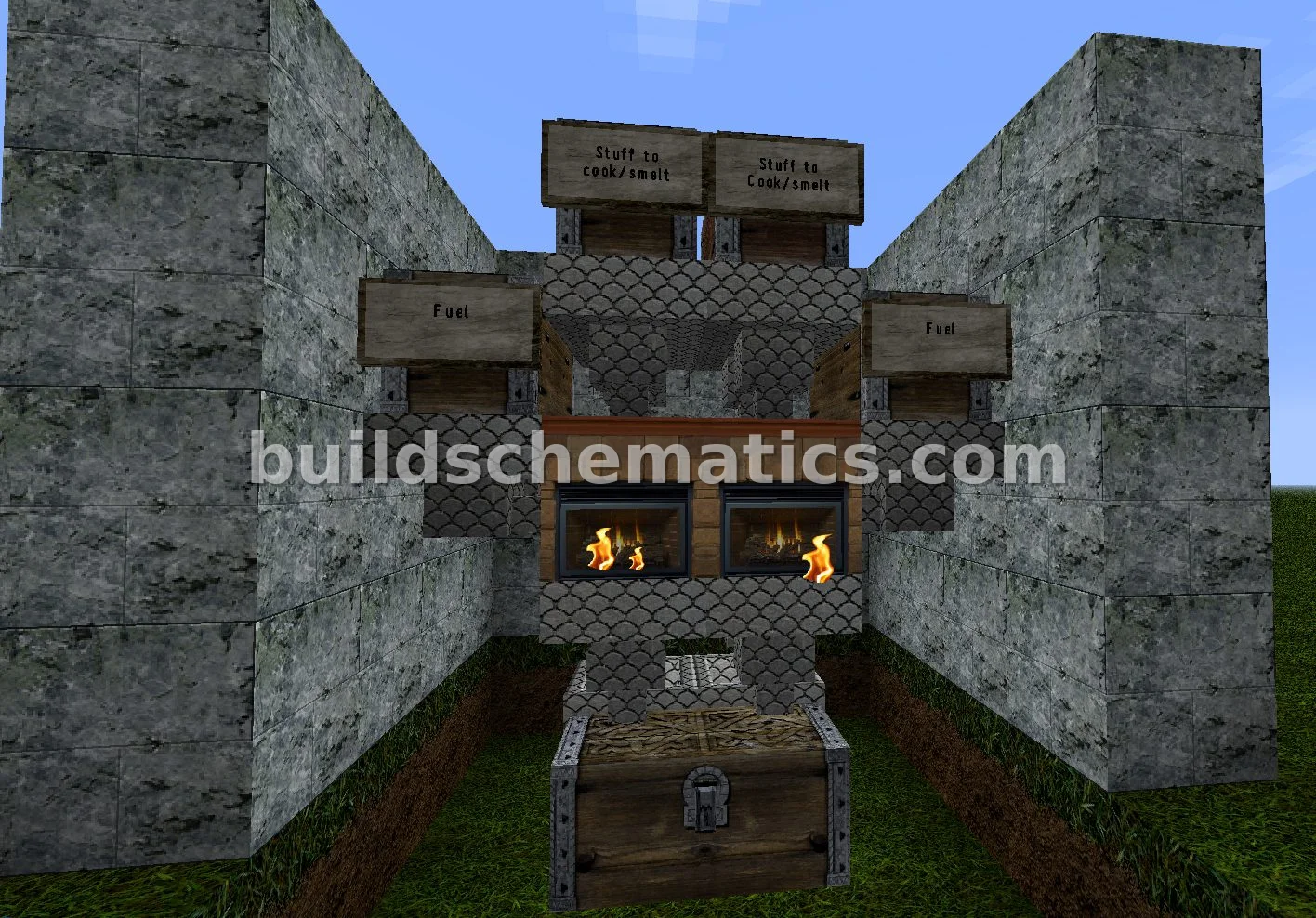Small 4-Furnace Smelting Station