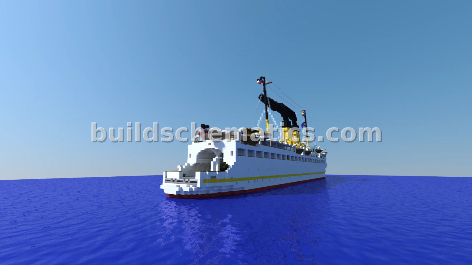 German Train Ferry Preussen 1909 Ship Recreation — view 2