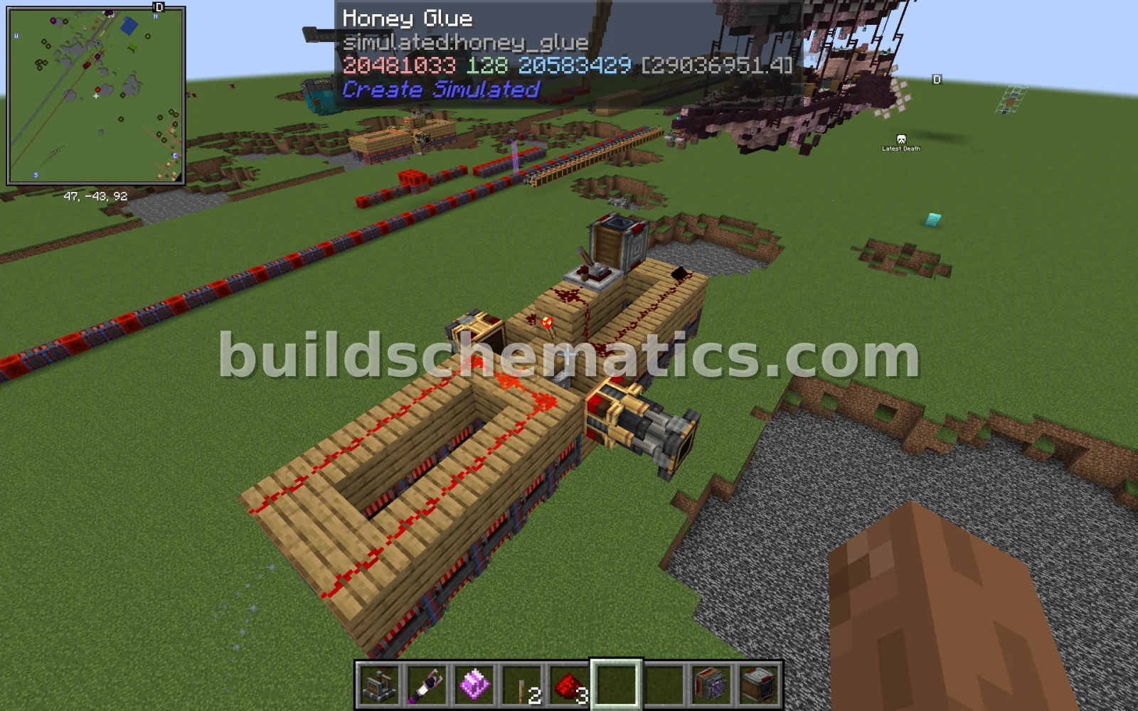 Monorail Transport System with Stations