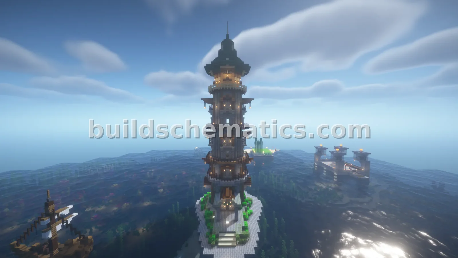 Medieval Watch Tower Full Interior Schematic