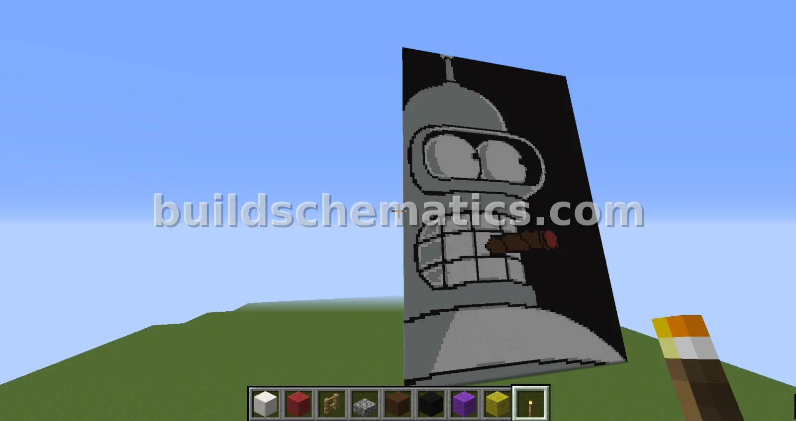 Bender Futurama Pixel Art — view 3