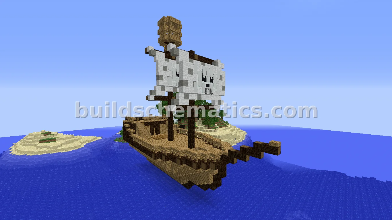 Large Wooden Sailing Ship
