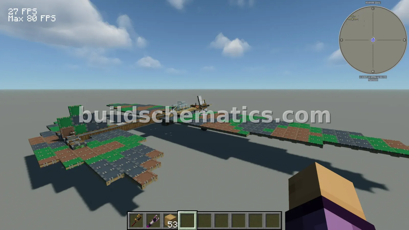 WWII Aircraft Replica - 516 Blocks