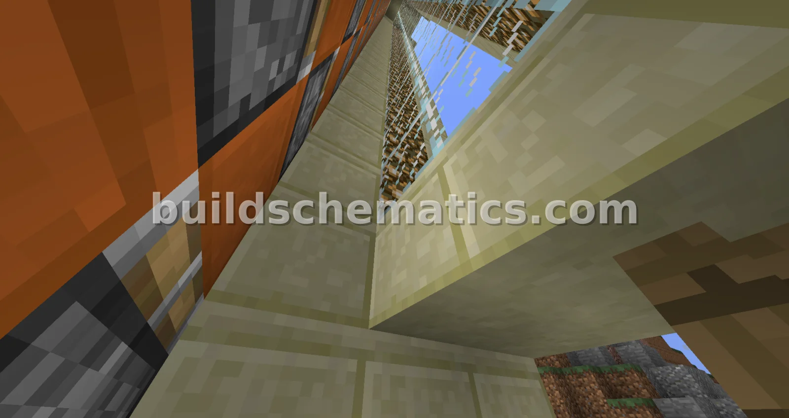 Sandstone Redstone Elevator — view 2