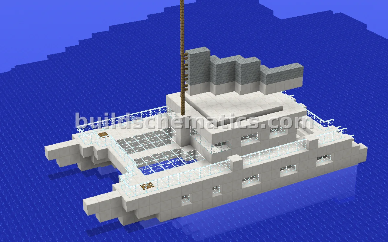 Small Catamaran Houseboat