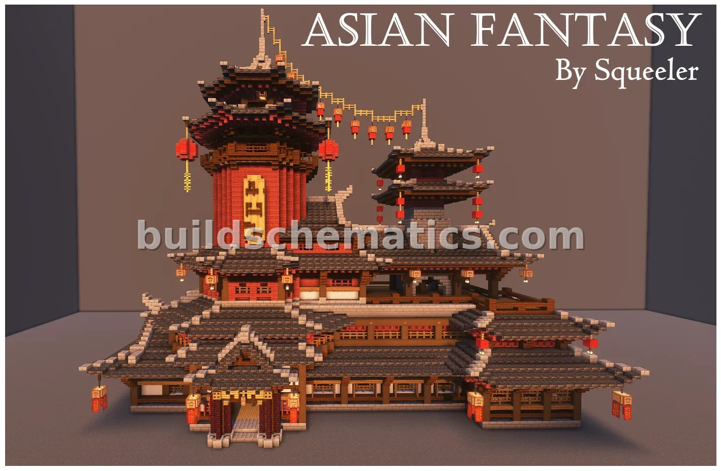 Asian Building Minecraft Structure
