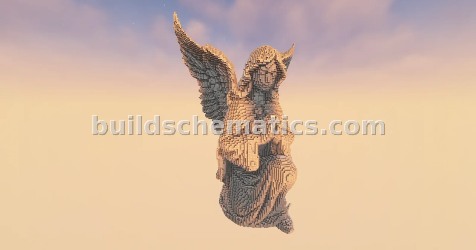 Praying Angel Statue — view 4