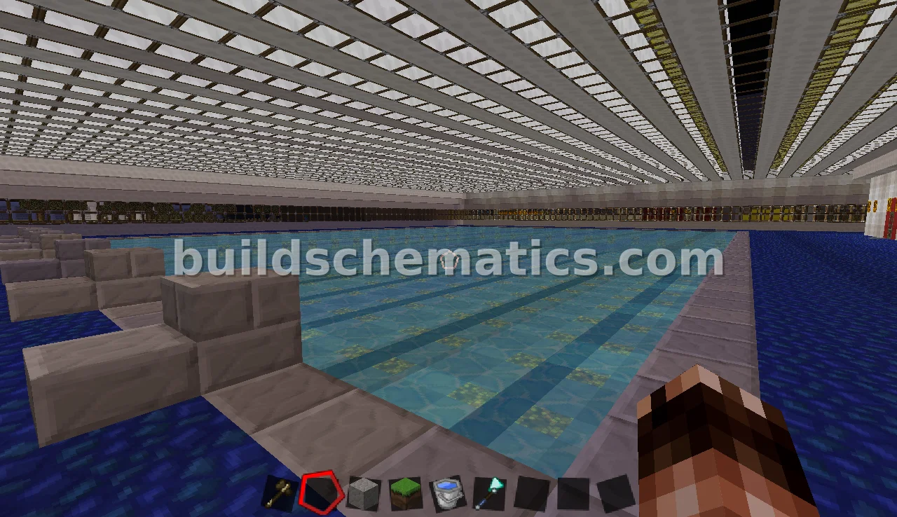 Server Swimming Pool with Diving Tower — view 2