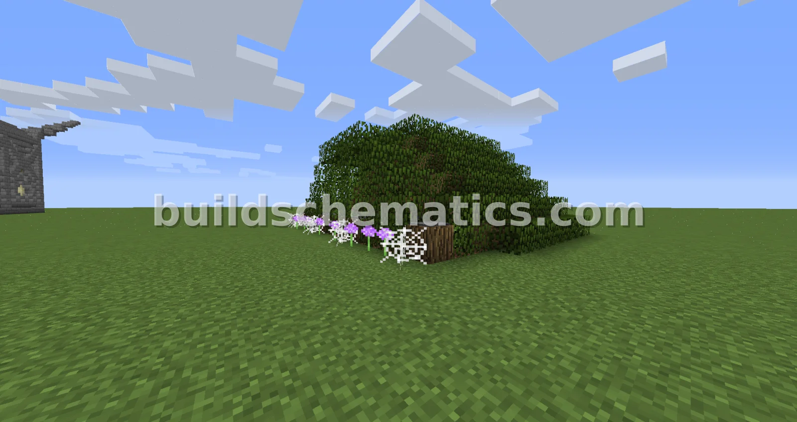 Camouflaged Oak House with Self-Destruct — view 2