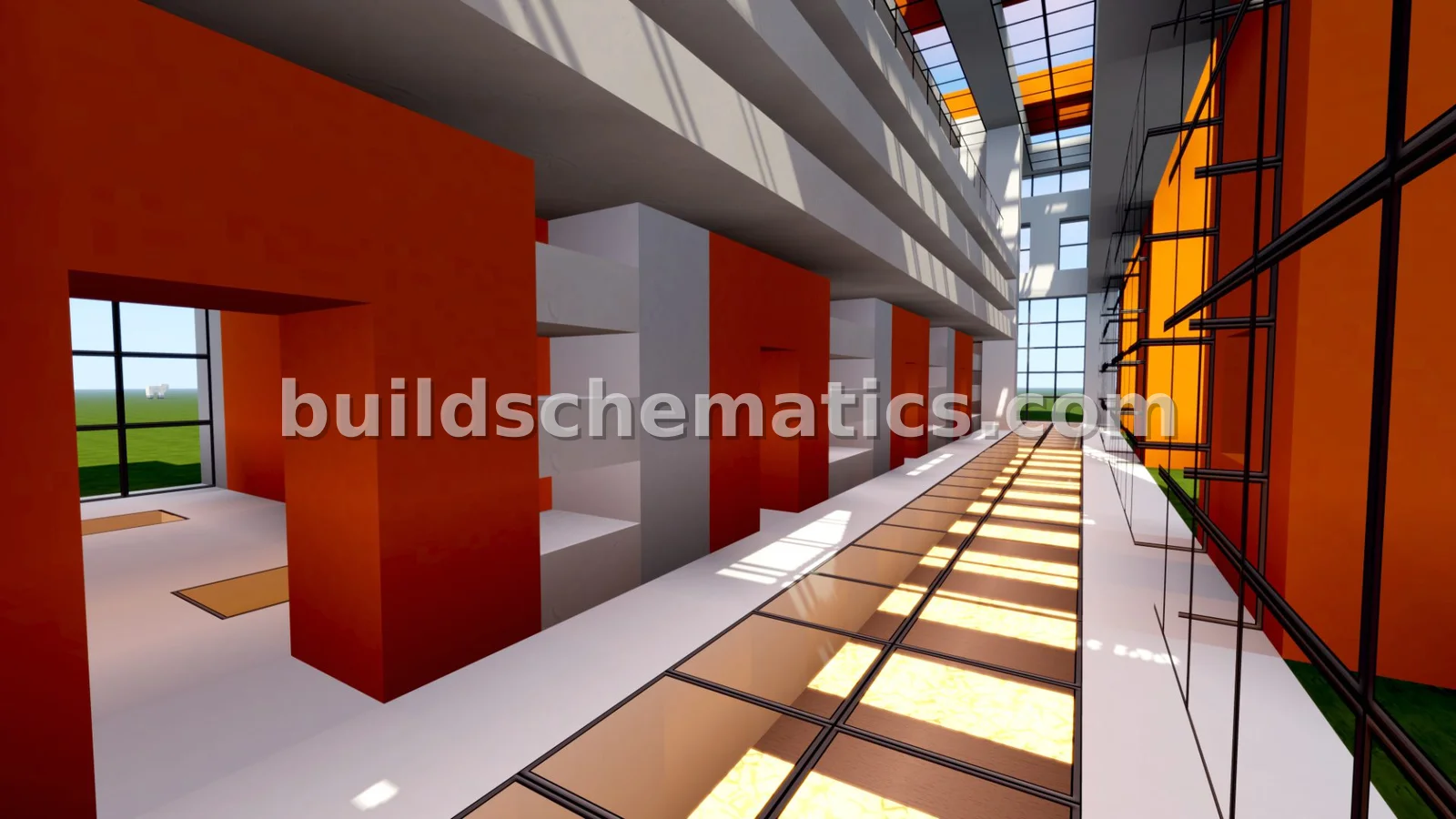 Modern Parallel Heights Hotel Building — view 3