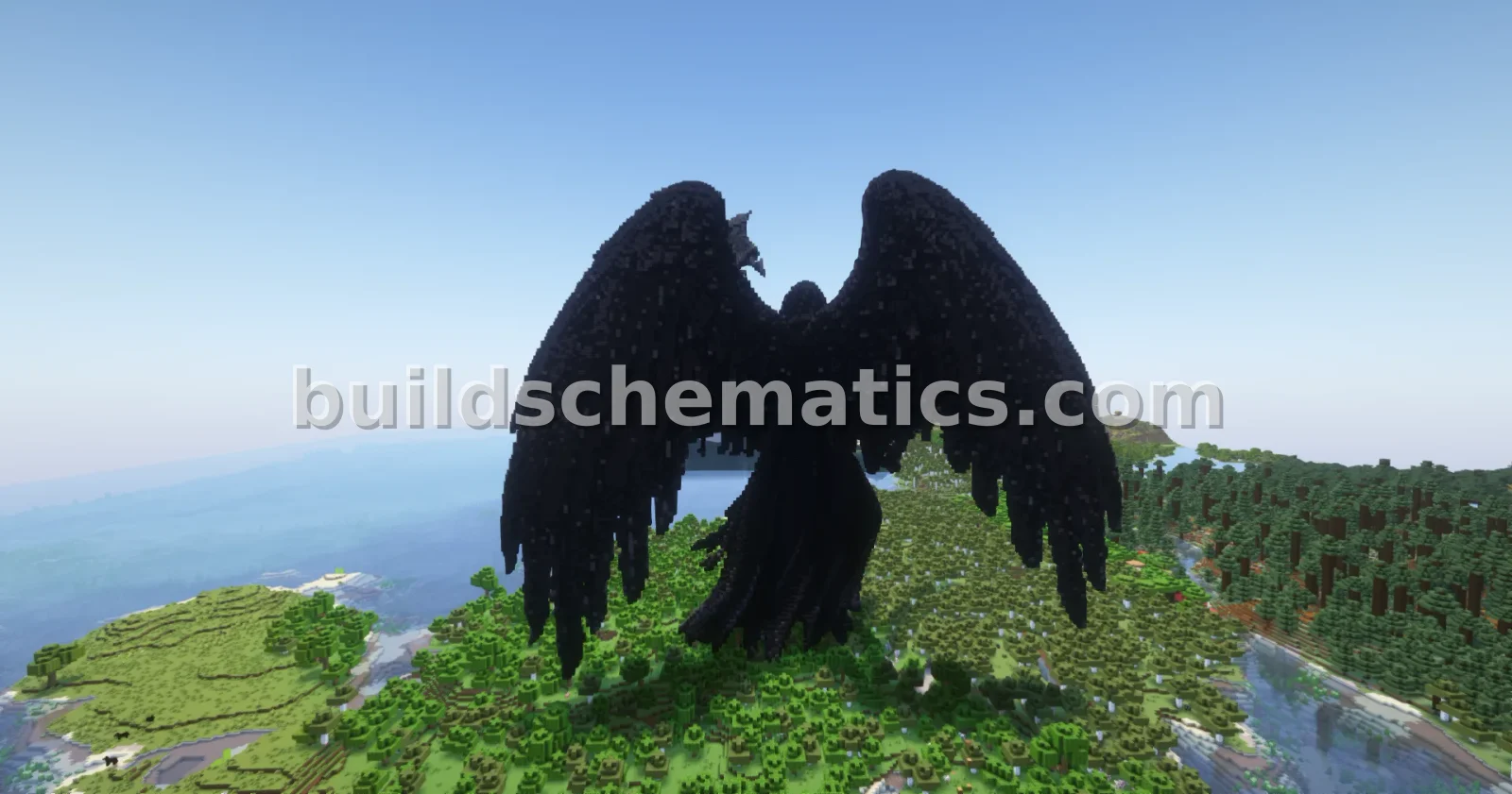 Reaper of Darkness Statue Minecraft Build — view 4