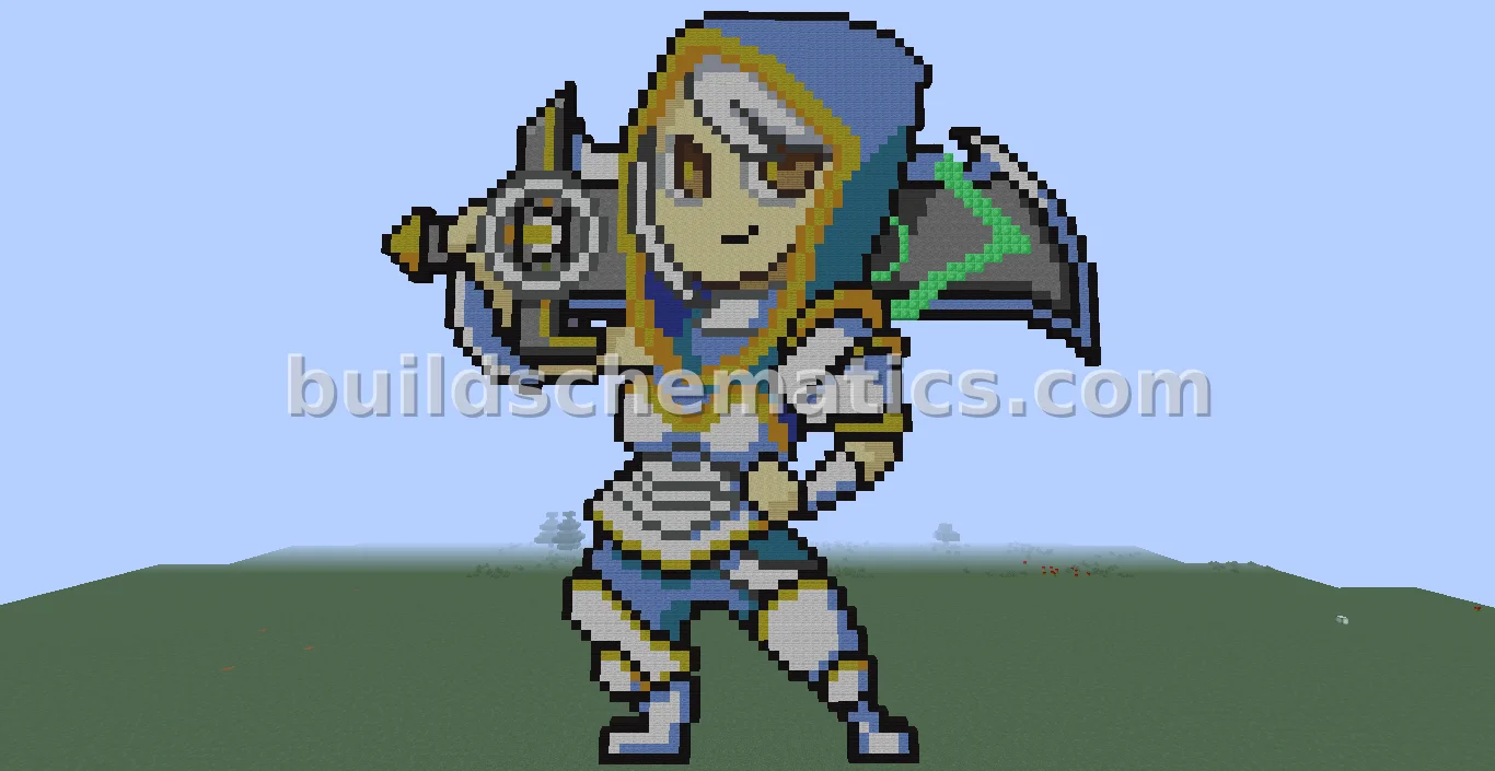 League of Legends Riven Pixel Art