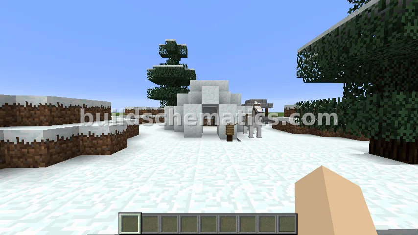 Spruce Biome Igloo House