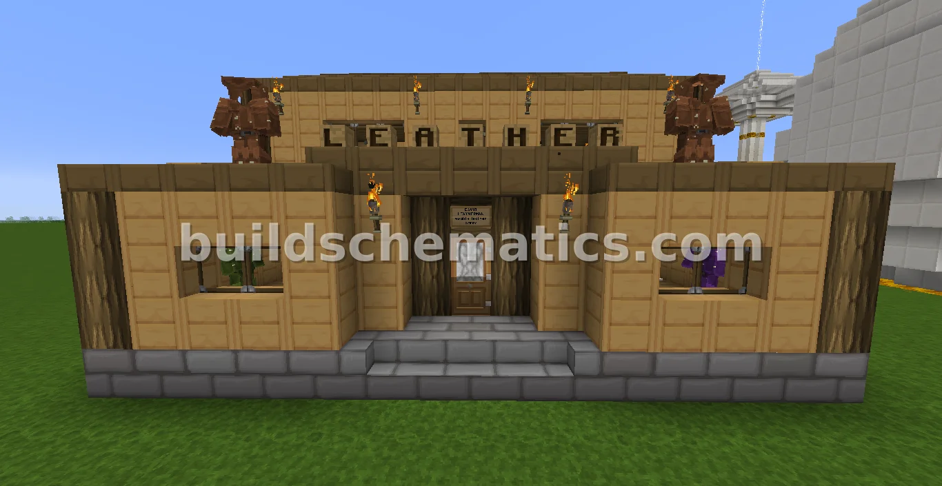 Leather Shop with Apartment