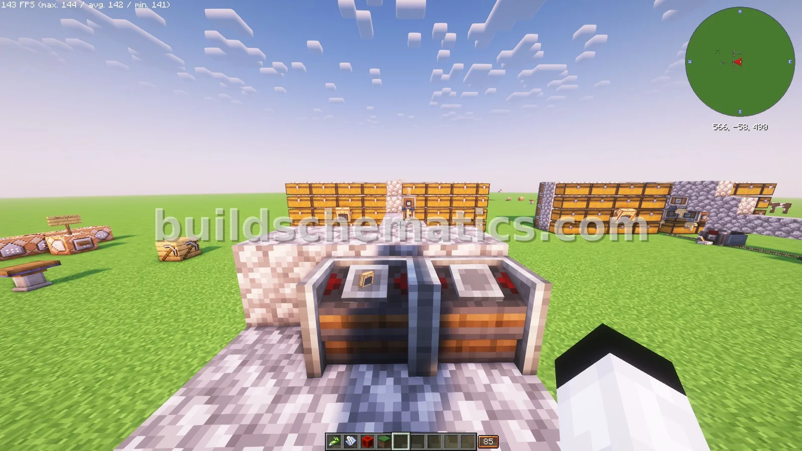 Chunk Wide Miner - Economical Build — view 3