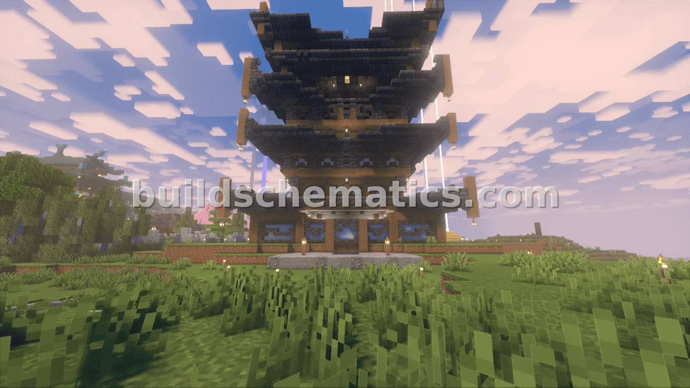 Japanese Temple Iron Farm