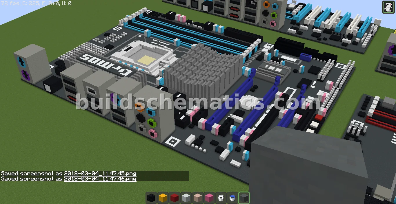 MSI Intel X58 Motherboard Pixel Art
