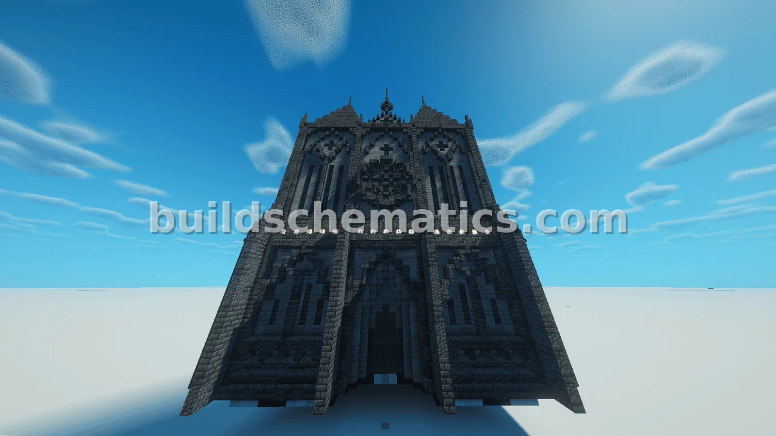 Fantasy Gothic Cathedral Architectural Build
