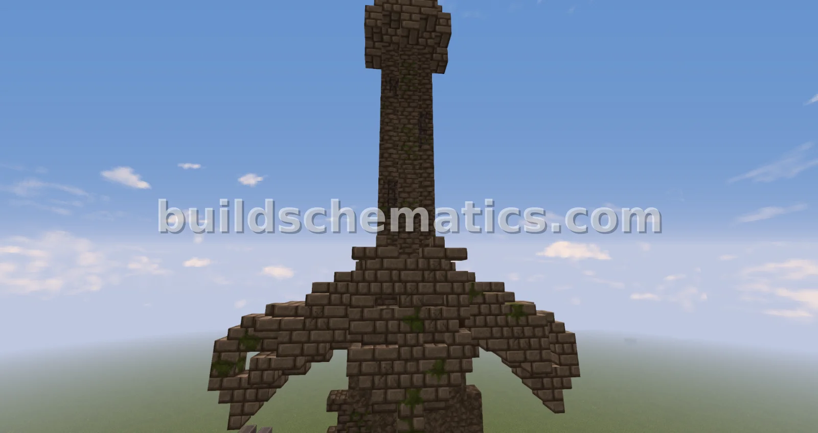 Giant Ancient Sword Structure — view 3