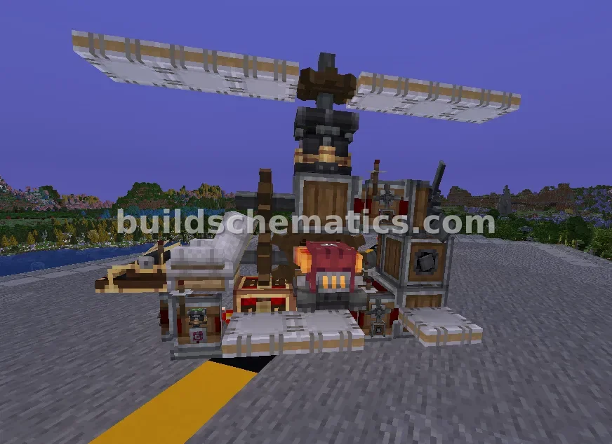 Simple Redstone Helicopter