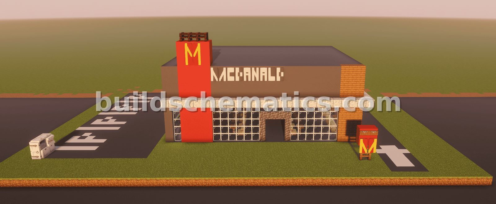 McDonalds Restaurant With Drive Thru