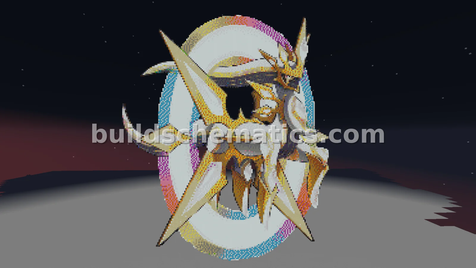 Arceus Pixel Art