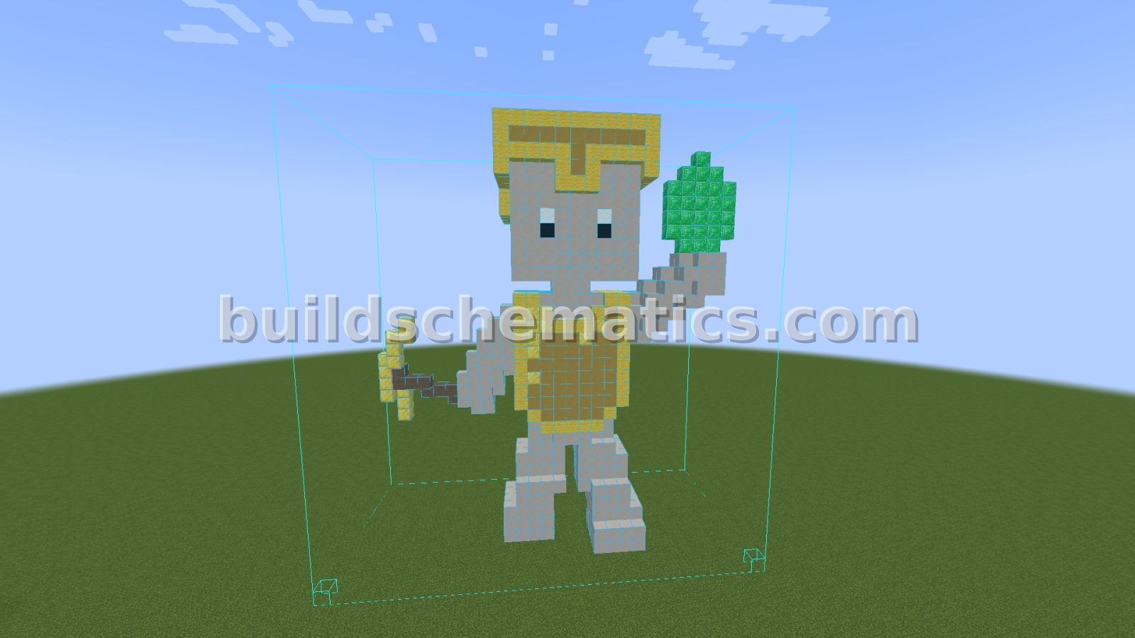Golden Man Statue