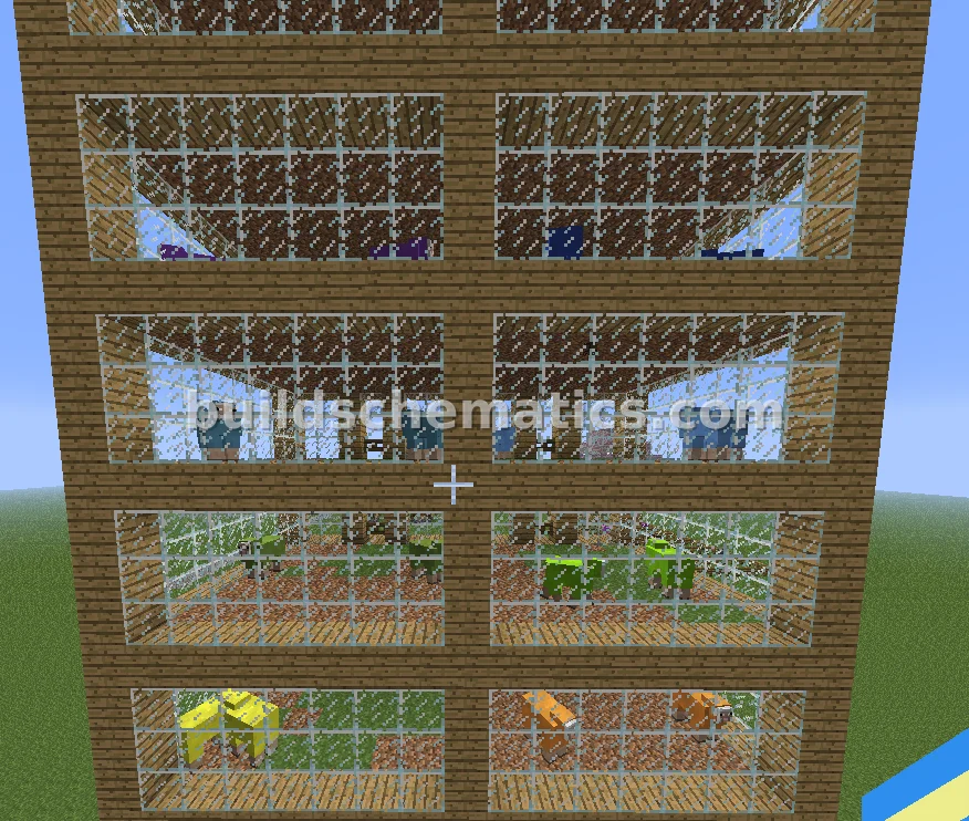 Rainbow Sheep Stable - Medium Build — view 3