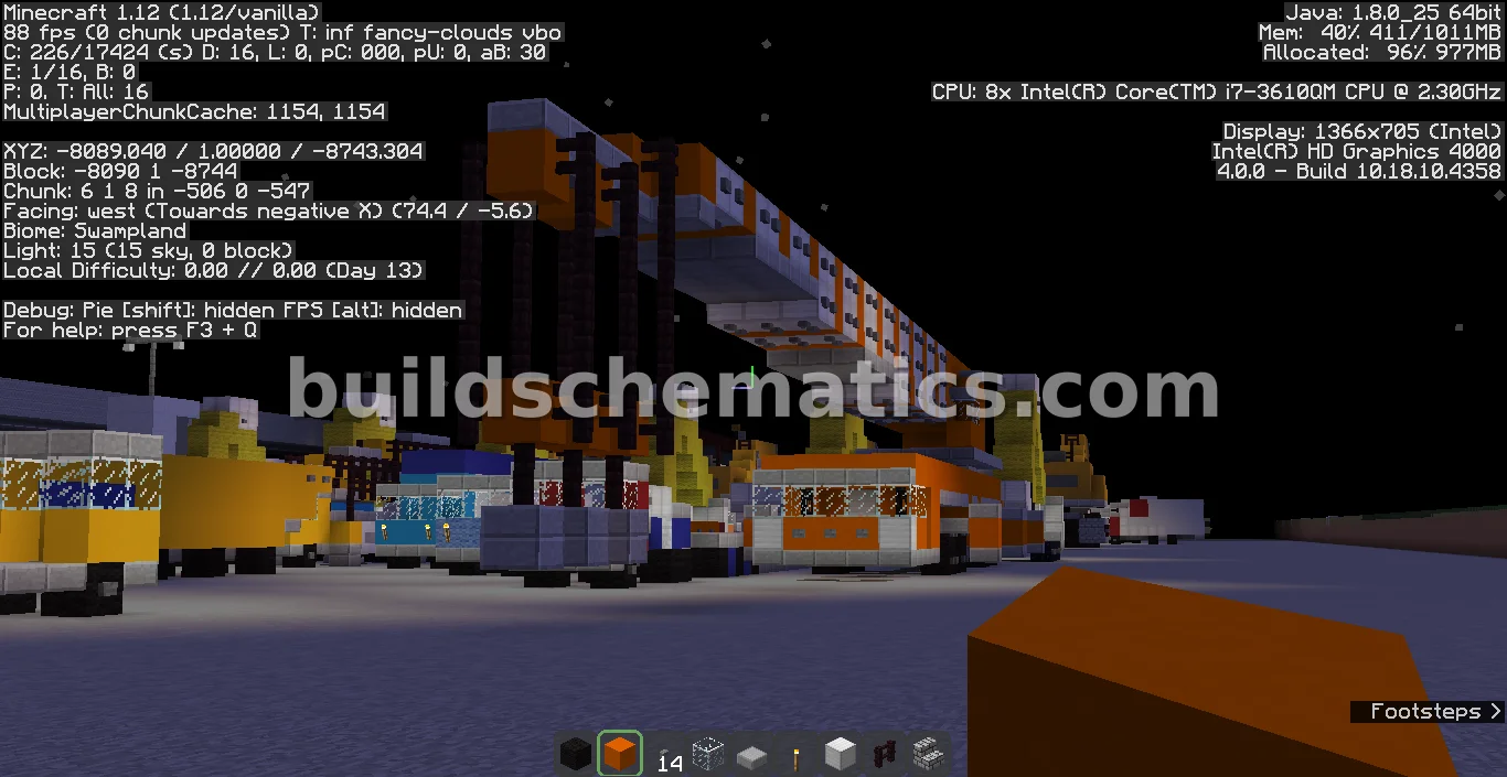Heavy Crane Truck — view 2