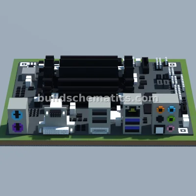 ASRock Q2900-ITX Motherboard Model — view 3