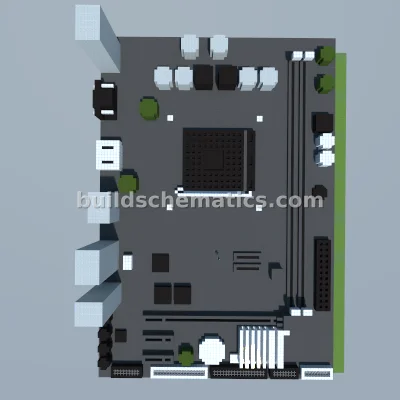 Gigabyte AM1M-S2H Motherboard Build — view 3