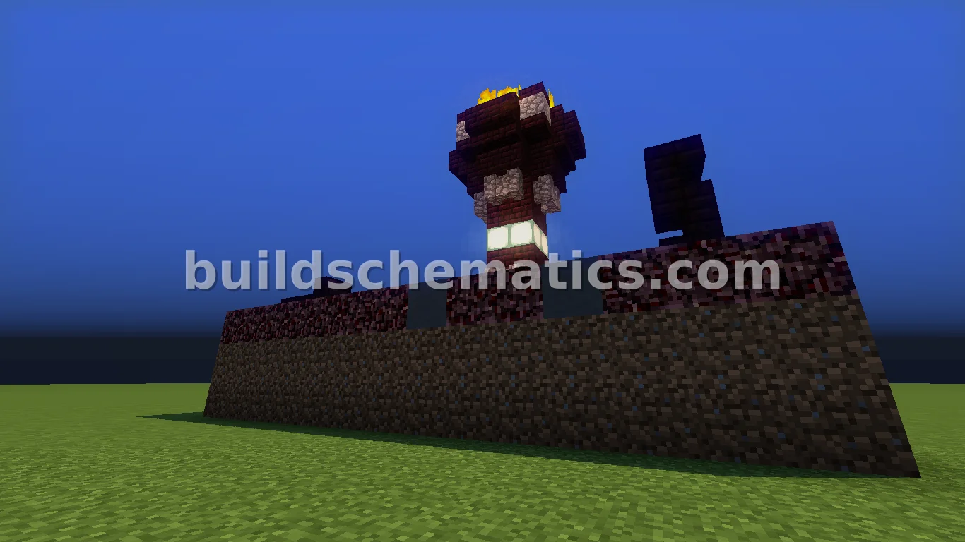 Medieval Nether Torch — view 3