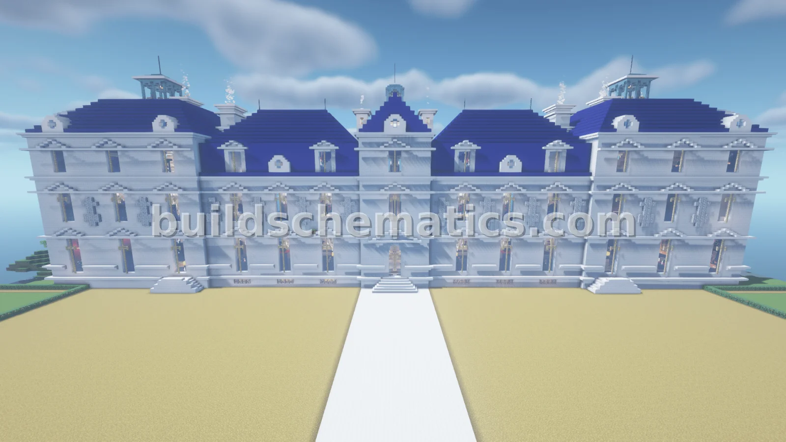 Cheverny Castle Replica Schematic — view 2