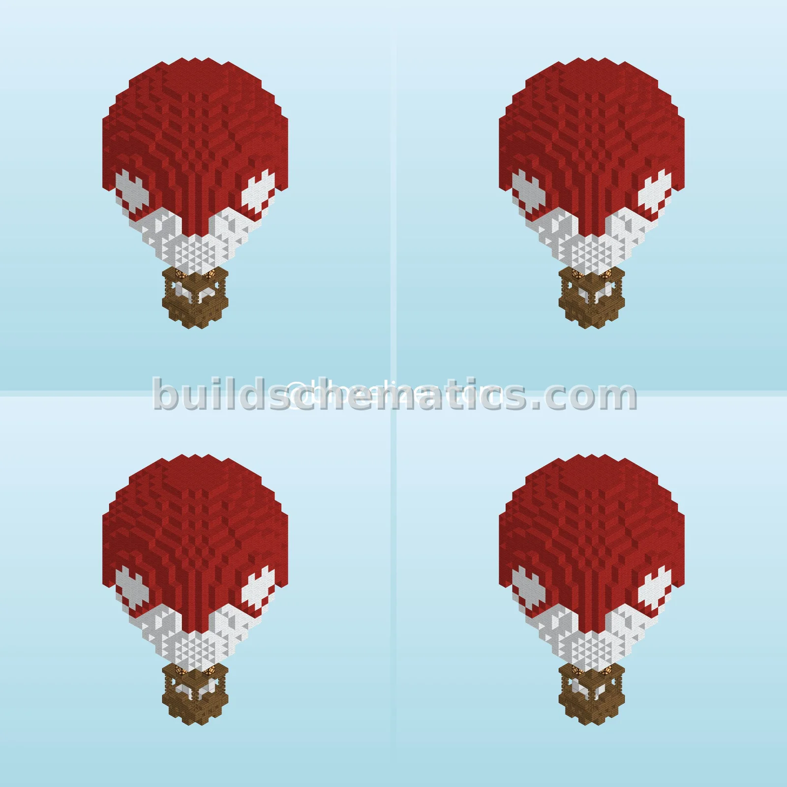 Red Hot Air Balloon