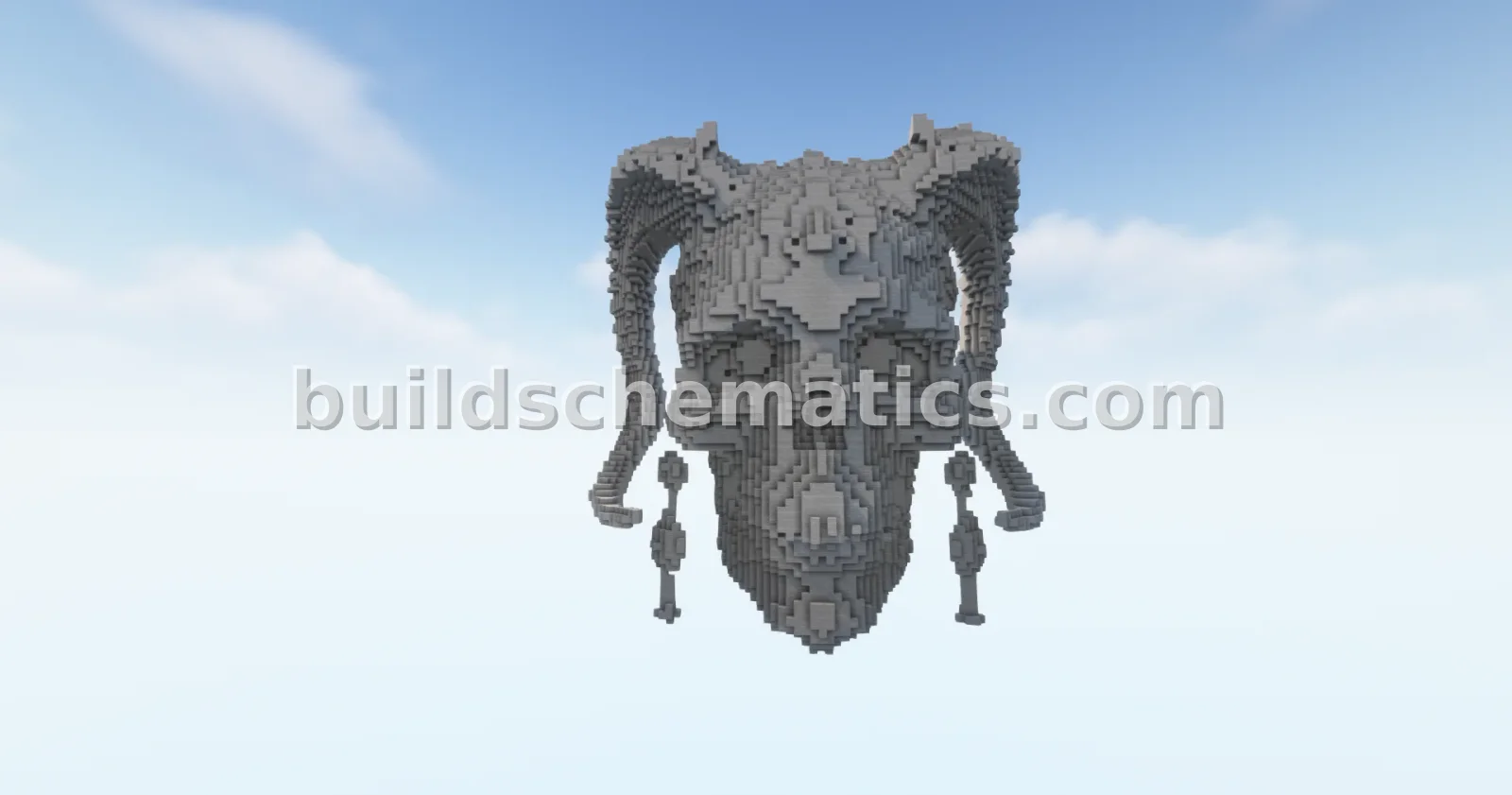 Head Reaper Statue Minecraft Build