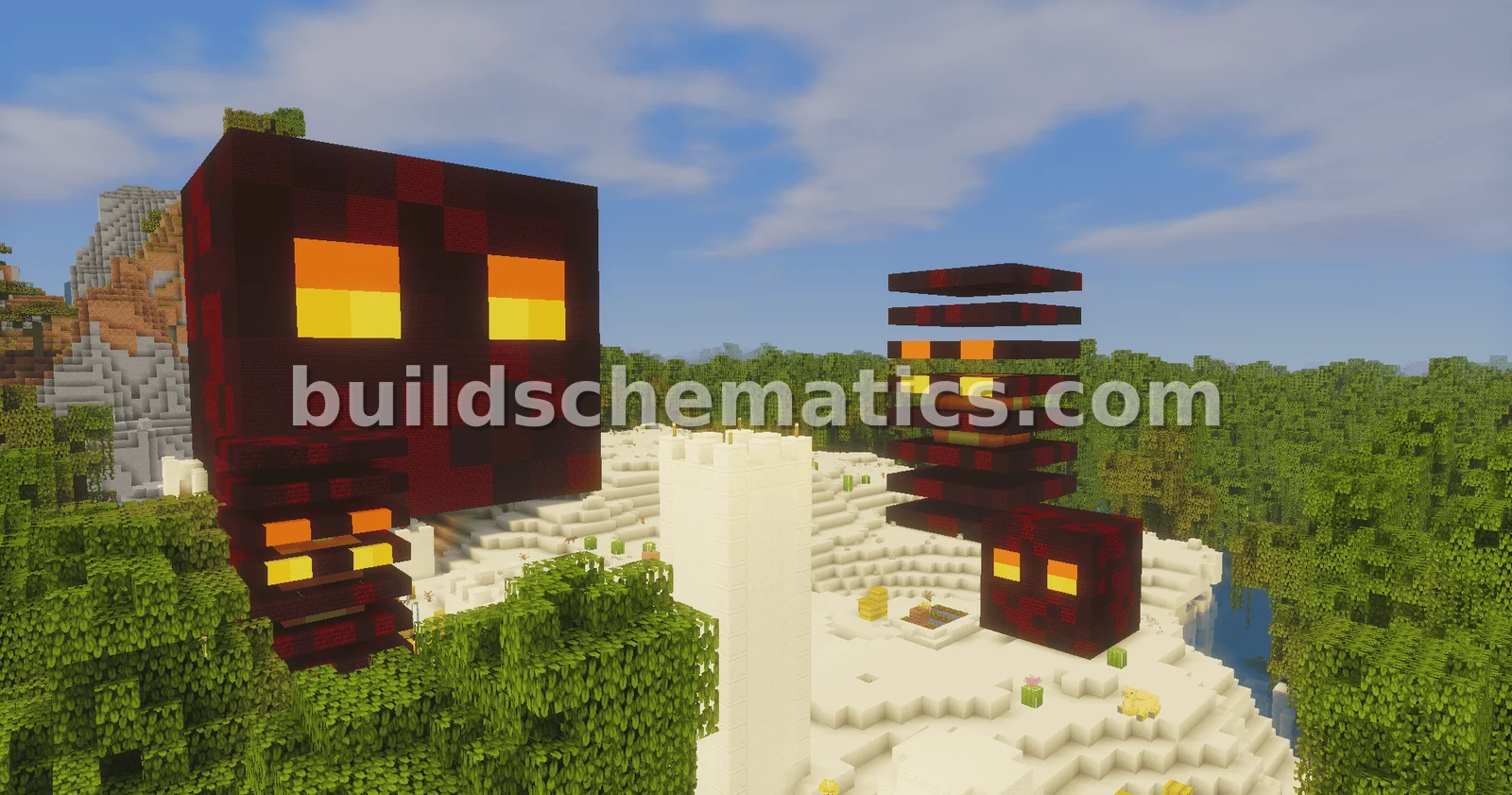 Magma Cube Statue Various Sizes — view 2