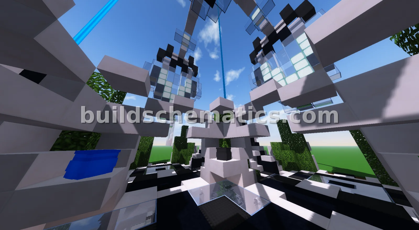 Futuristic Hub Build — view 3