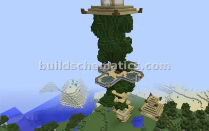 Cozy Minecraft Treehouse — view 2
