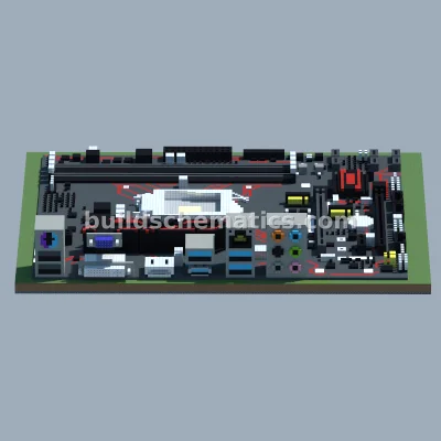 ASUS PRIME Intel Motherboard Pixel Art — view 3