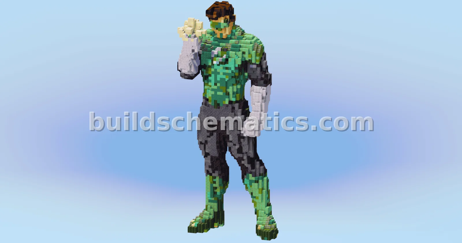 Green Lantern Minecraft Build