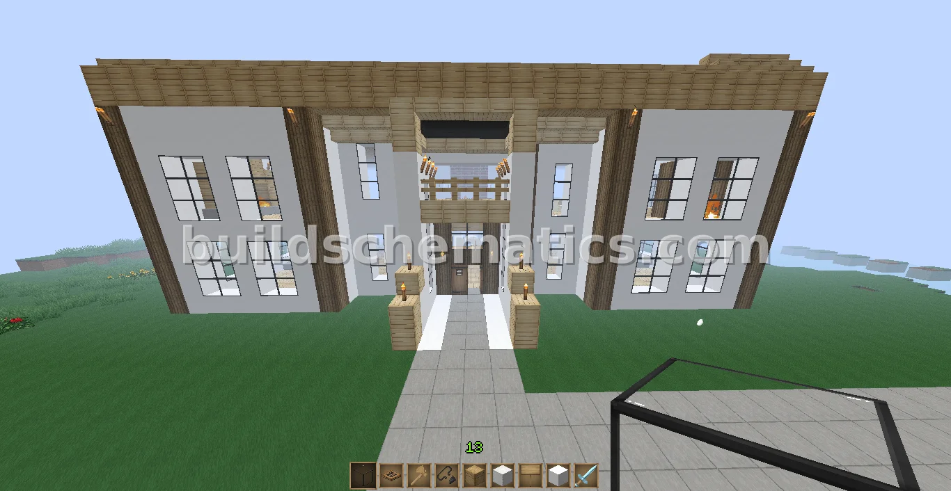 Spacious Snow Mansion House