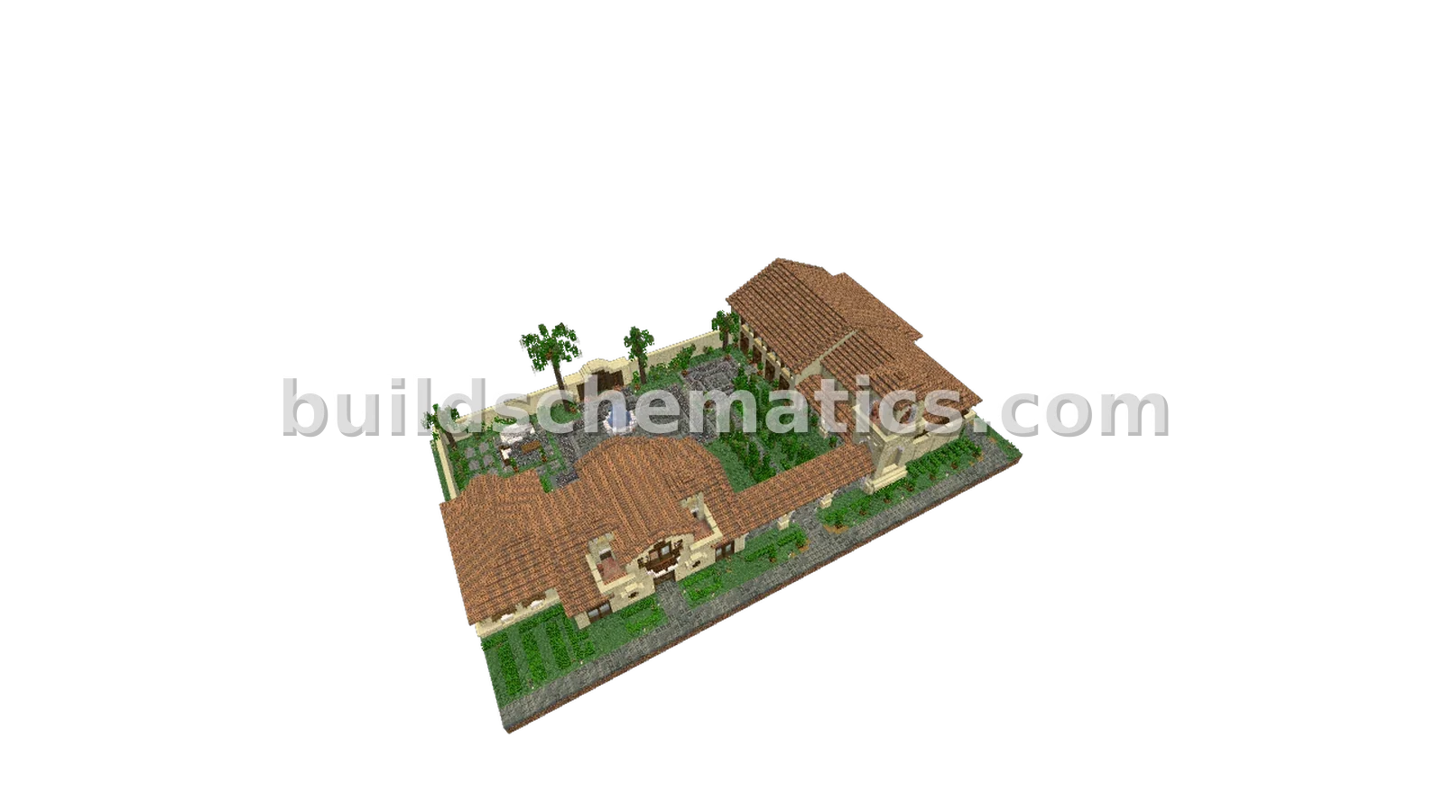 Mediterranean Courtyard House