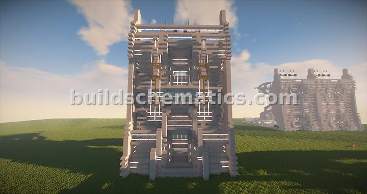 Futuristic Stadium Entrance Gate — view 2