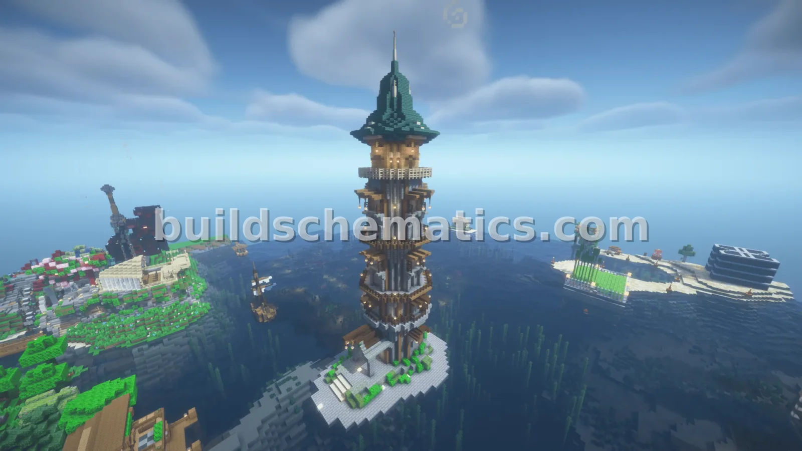 Medieval Watch Tower Full Interior Schematic — view 4