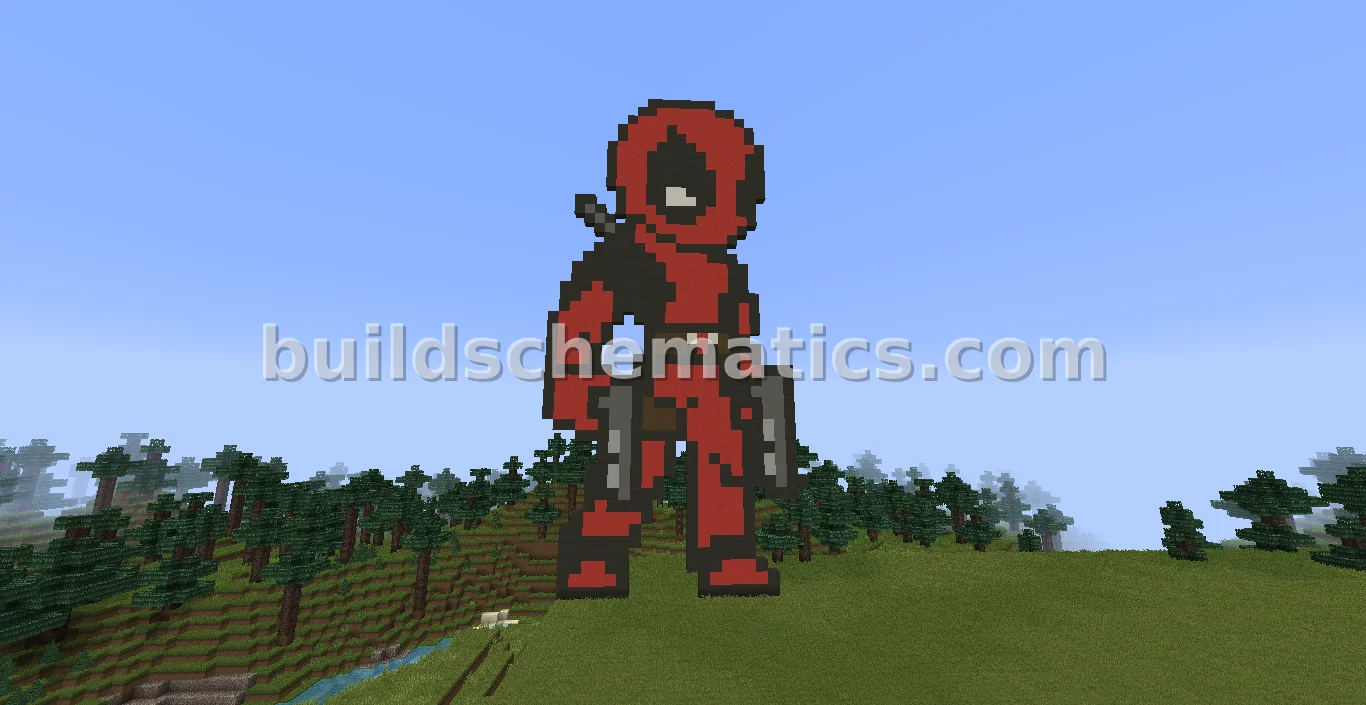 Deadpool Pixel Art