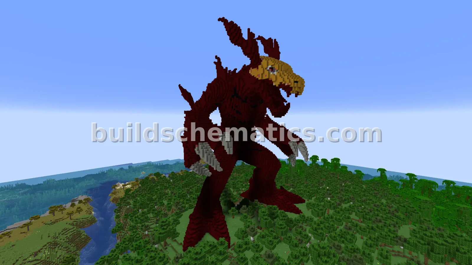 DarkLizardmon Statue