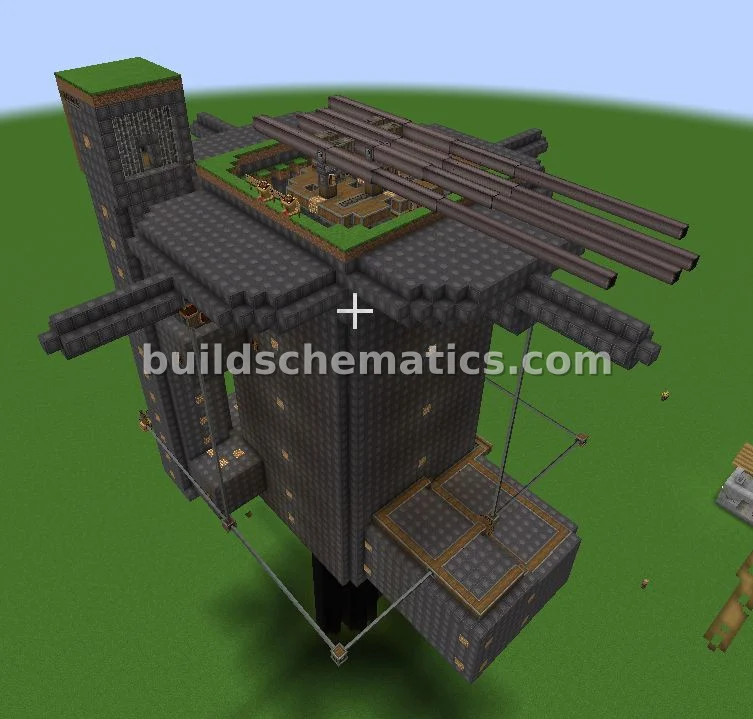 Industrial Cannons with Hidden Elevator
