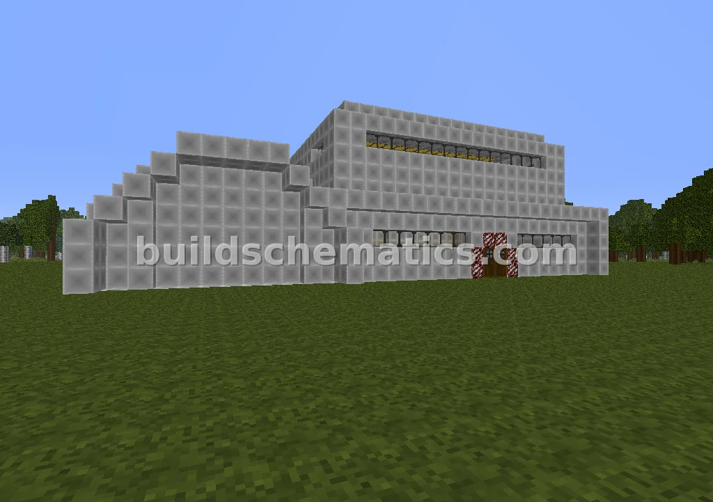 Futuristic Military Base with Missile Silo